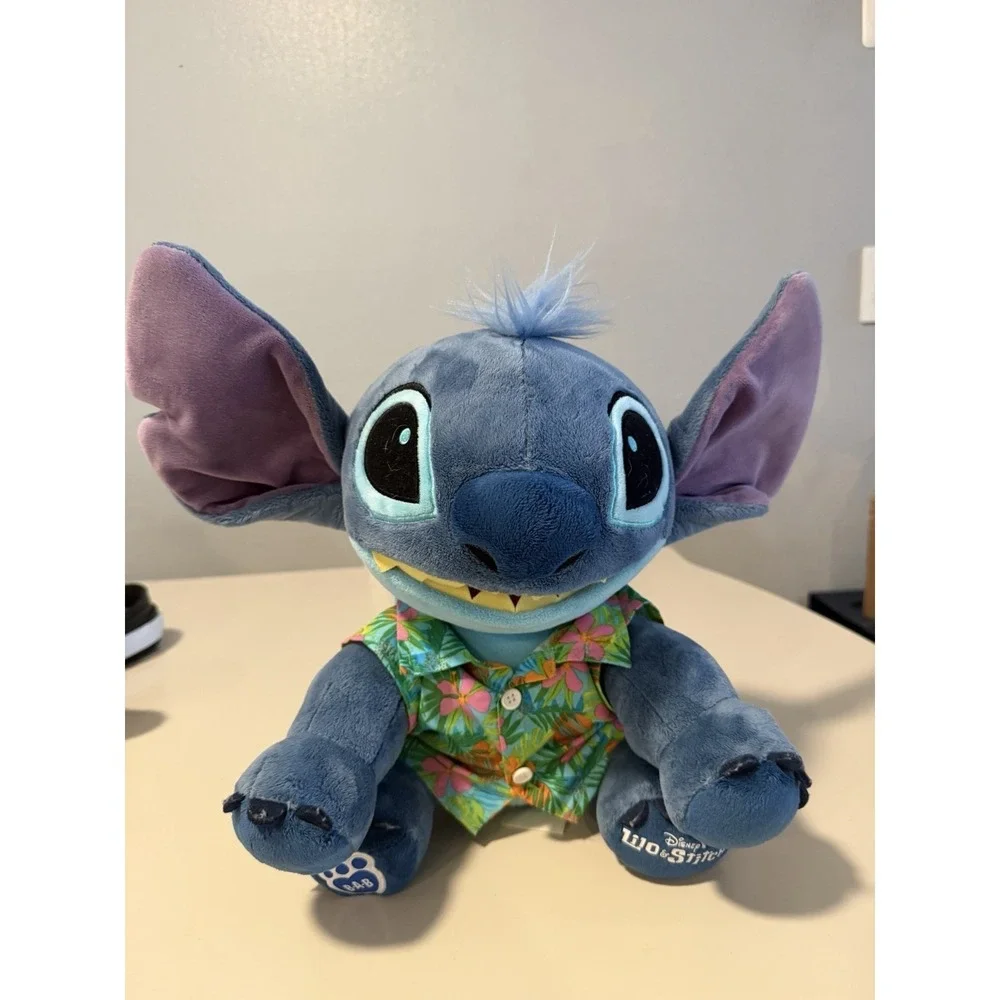 Disney Lilo & Stitch Stitch Plush Stuffed Animal in Hawaiian Shirt Small